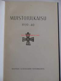 Muistojulkaisu 1939-40 Rauman Seminaarin Toverikunta