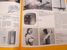 Finnsa Katalog - das Besondere für Sauna, Massage, Fitness -saksalainen saunojen ja saunatarvikkeiden luettelo, Finnjet-mainos