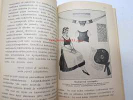 Kansanvalistusseuran Kalenteri 1922 sekä Tietokalenteri yhteensidottuna laitoksena, sis. runsaasti mainoksia, artikkeleita, tilastotietoa, rautateitten ja postin