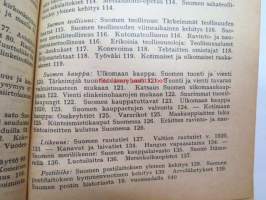 Kansanvalistusseuran Kalenteri 1922 sekä Tietokalenteri yhteensidottuna laitoksena, sis. runsaasti mainoksia, artikkeleita, tilastotietoa, rautateitten ja postin