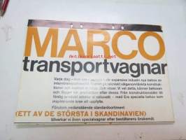 Marco transportvagnar -myyntiesite