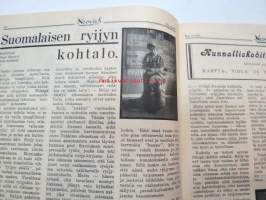 Neovius 1931 nr 6 - Suomen kone- ja kankaankutojien sekä langankäyttäjien äänenkannattaja -koneita ja tarvikkeita myyvän yrityksen asiakaslehti