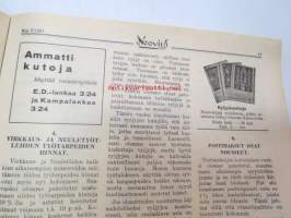 Neovius 1931 nr 8 - Neoviuksen joulu - Suomen kone- ja kankaankutojien sekä langankäyttäjien äänenkannattaja -koneita ja tarvikkeita myyvän yrityksen asiakaslehti