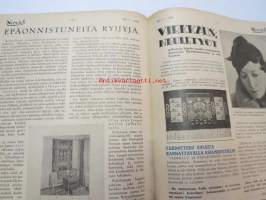 Neovius 1934 nr 1 - Suomen kone- ja kankaankutojien sekä langankäyttäjien äänenkannattaja -koneita ja tarvikkeita myyvän yrityksen asiakaslehti