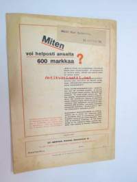 Neovius 1932 nr 1 - Suomen kone- ja kankaankutojien sekä langankäyttäjien äänenkannattaja -koneita ja tarvikkeita myyvän yrityksen asiakaslehti