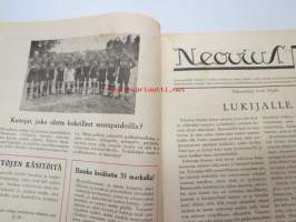 Neovius 1932 nr 5 - Suomen kone- ja kankaankutojien sekä langankäyttäjien äänenkannattaja -koneita ja tarvikkeita myyvän yrityksen asiakaslehti