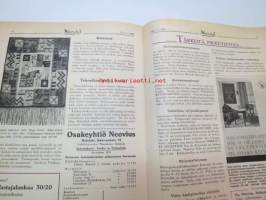 Neovius 1932 nr 6 - Suomen kone- ja kankaankutojien sekä langankäyttäjien äänenkannattaja -koneita ja tarvikkeita myyvän yrityksen asiakaslehti