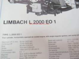 Limbach Flugmotoren von 6 bis 90 PS mit Einfach- und Doppelzündung - We get you off the ground -lentokonemoottorien esitekirja