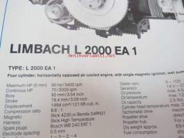 Limbach Flugmotoren von 6 bis 90 PS mit Einfach- und Doppelzündung - We get you off the ground -lentokonemoottorien esitekirja