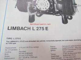 Limbach Flugmotoren von 6 bis 90 PS mit Einfach- und Doppelzündung - We get you off the ground -lentokonemoottorien esitekirja