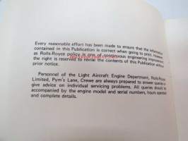 Rolls-Royce Light Aircraft Engines - Do´s and Dont´s - for the Operation of Rolls-Royce and Continental Aircraft Engines