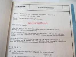 Limbach Flugmotoren -kansio, teknistä tietoa