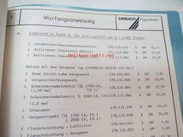 Limbach Flugmotoren -kansio, teknistä tietoa