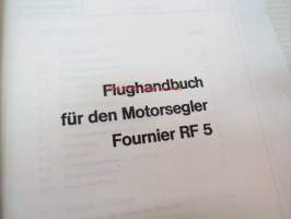 Fournier RF 5 Motrosegler Flughandbuch