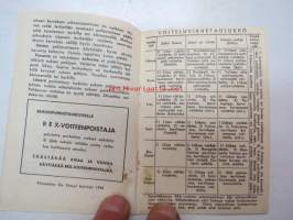 Rex voiteluohjeet 1954 I Murtomaavoiteet