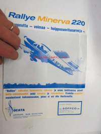 Socata Rallye Minerva 220 lentokone -myyntiesite