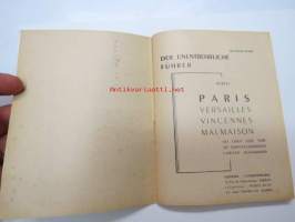 Illustrierter Führer durch Paris und Seine Umgebung - Restaurants und Cafés -Ausgabe 1951 -matkaopas
