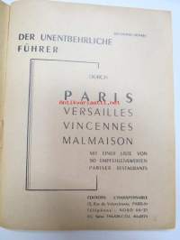 Illustrierter Führer durch Paris und Seine Umgebung - Restaurants und Cafés -Ausgabe 1951 -matkaopas