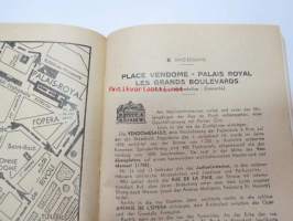 Illustrierter Führer durch Paris und Seine Umgebung - Restaurants und Cafés -Ausgabe 1951 -matkaopas