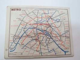 Illustrierter Führer durch Paris und Seine Umgebung - Restaurants und Cafés -Ausgabe 1951 -matkaopas