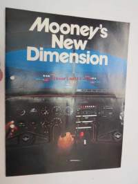 Mooney´s New Dimension / Mooney Chaparral, Mooney Ranger, Mooney Executive airplanes -brochure -myyntiesite