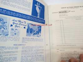 Bensen descriptive catalog airplanes / accessories -brochure -myyntiesite