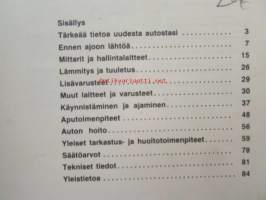 Subaru Justy J12-sarja -käyttöohjekirja