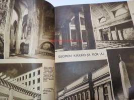 Suomen Kuvalehti 1939 nr 43, sis. mm. seur. artikkelit / kuvat / mainokset; Pikku pelimanni -filmi, Pohjolan päivä Tukholmassa, Yhteisvoimin yhteistyöhön