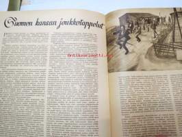 Suomen Kuvalehti 1939 nr 43, sis. mm. seur. artikkelit / kuvat / mainokset; Pikku pelimanni -filmi, Pohjolan päivä Tukholmassa, Yhteisvoimin yhteistyöhön