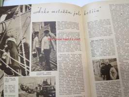 Suomen Kuvalehti 1939 nr 43, sis. mm. seur. artikkelit / kuvat / mainokset; Pikku pelimanni -filmi, Pohjolan päivä Tukholmassa, Yhteisvoimin yhteistyöhön