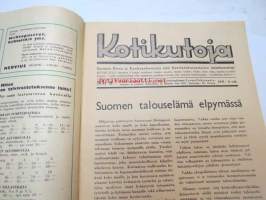 Kotikutoja 1935 nr 8 -käsityö- ja muotilehti, virkatut hatut -erikoisnumero