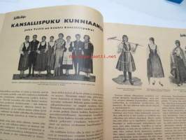 Kotikutoja 1935 nr 8 -käsityö- ja muotilehti, virkatut hatut -erikoisnumero