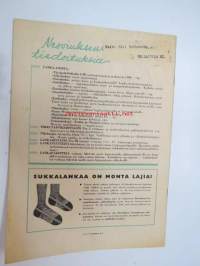 Kotikutoja 1935 nr 8 -käsityö- ja muotilehti, virkatut hatut -erikoisnumero