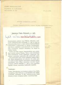 Juhlakirja Tahko Phkalalle 1963
