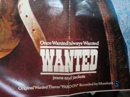 Wanted Jeans -nuorisolehden keskiaukeamajuliste