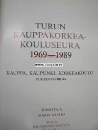 Turun Kauppakorkeakouluseura 1969-1989 Kauppa, kaupunki, korkeakoulu, puheenvuoroja 