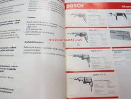 Bosch sähkötyökaluja teollisuudelle maataloudelle ja korjaamoille 1975/76 -myyntiesite