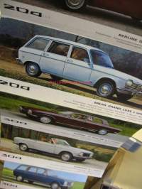 Peugeot henkilöautot vm. 1973 myyntiesite