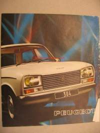 Peugeot 304 vm. /åm. 1975 försäljningsbroschyr myyntiesite