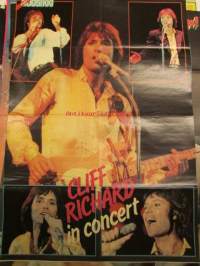 Natassja Kinski / Cliff Richard in Concert -Suosikki-lehden keskiaukeamajuliste