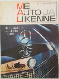 Me Auto ja Liikenne 1965 nr 3 Mercedes-Benz,1965 perämoottorit, Datsun Bluebird Station Wagon Bremerin koeajossa, Suomessa myytävät matkailuperävaunut 1965 ym.