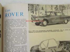 Me Auto ja Liikenne 1965 nr 3 Mercedes-Benz,1965 perämoottorit, Datsun Bluebird Station Wagon Bremerin koeajossa, Suomessa myytävät matkailuperävaunut 1965 ym.