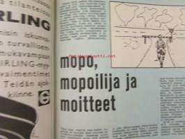Me Auto ja Liikenne 1965 nr 3 Mercedes-Benz,1965 perämoottorit, Datsun Bluebird Station Wagon Bremerin koeajossa, Suomessa myytävät matkailuperävaunut 1965 ym.
