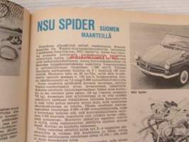 Me Auto ja Liikenne 1965 nr 3 Mercedes-Benz,1965 perämoottorit, Datsun Bluebird Station Wagon Bremerin koeajossa, Suomessa myytävät matkailuperävaunut 1965 ym.