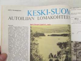 Me Auto ja Liikenne 1965 nr 3 Mercedes-Benz,1965 perämoottorit, Datsun Bluebird Station Wagon Bremerin koeajossa, Suomessa myytävät matkailuperävaunut 1965 ym.