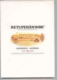 Retuperän WBK -80 vuotta retusointia -matrikkeli 1933-2013