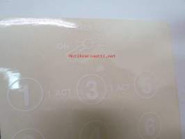 Valmet traktori Kick Out on - off -alkuperäinen tarra