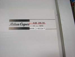 Atlas Copco ZR3-ZR4-ZR5-ZR6 Kiinteät ruuvikompressorit -ohjekirja