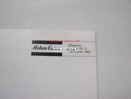 Atlas Copco ER6, ER618 ilmakompressori -ohjekirja