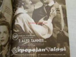 Uutis-Aitta (Suomi-Filmi) 1949 nr 8-9 - kansikuvassa Margo Wood, katso sisältö kuvista tarkemmin